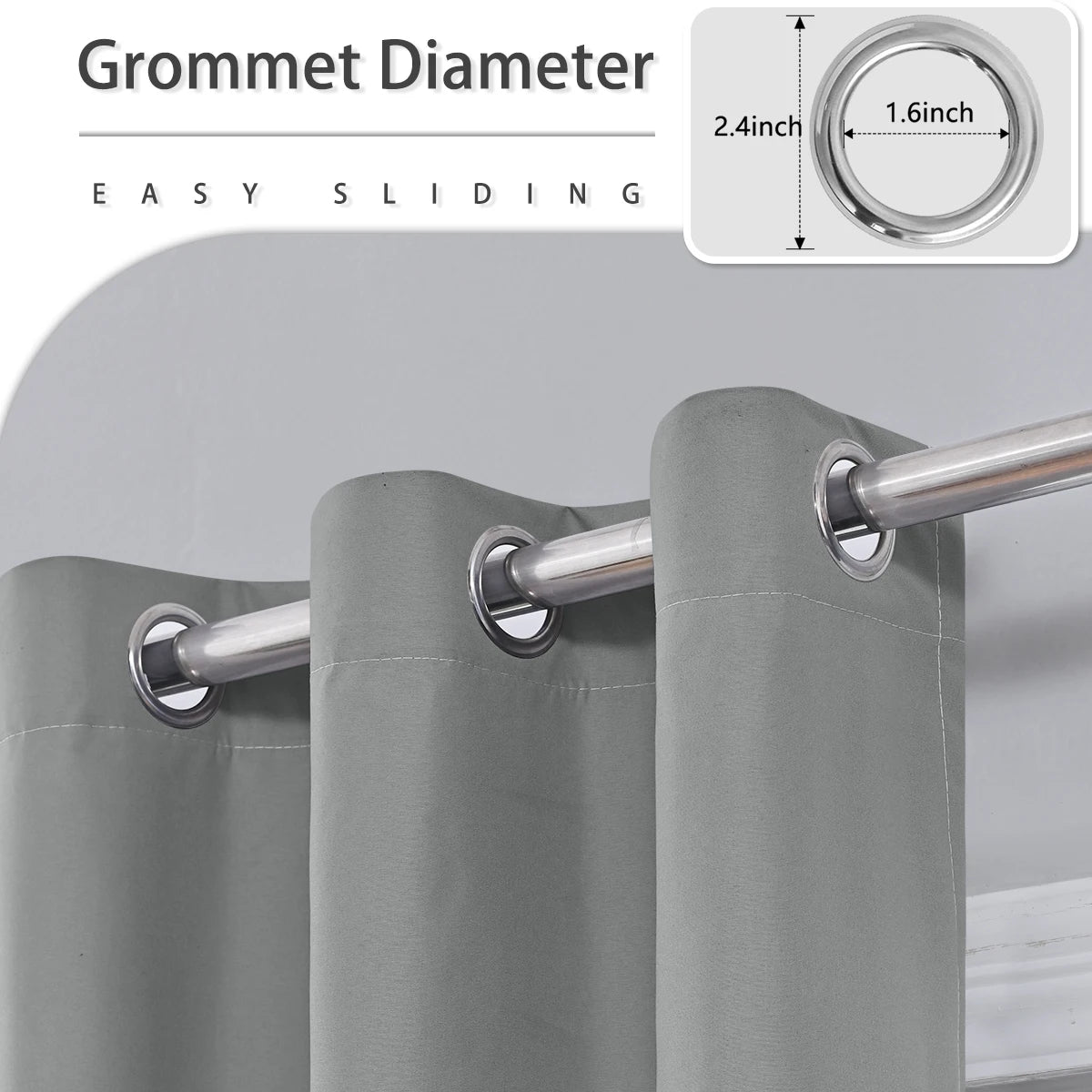 Full shading and sun protection curtains