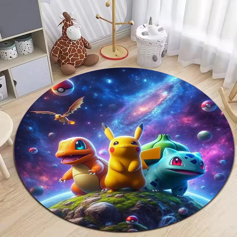 Pikachu Inspired Bedroom Nonslip Floor Mat
