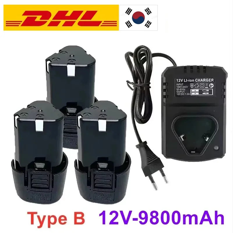 Original 12V 9800mAh type B electric lithium-ion battery