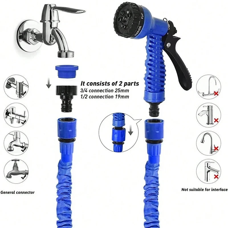 2024 Expandable High-Pressure Watering Hose