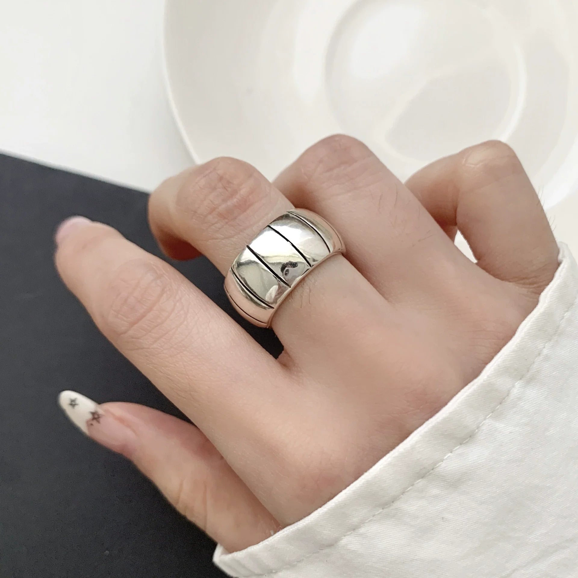 925 Sterling Silve Love Heart Ring