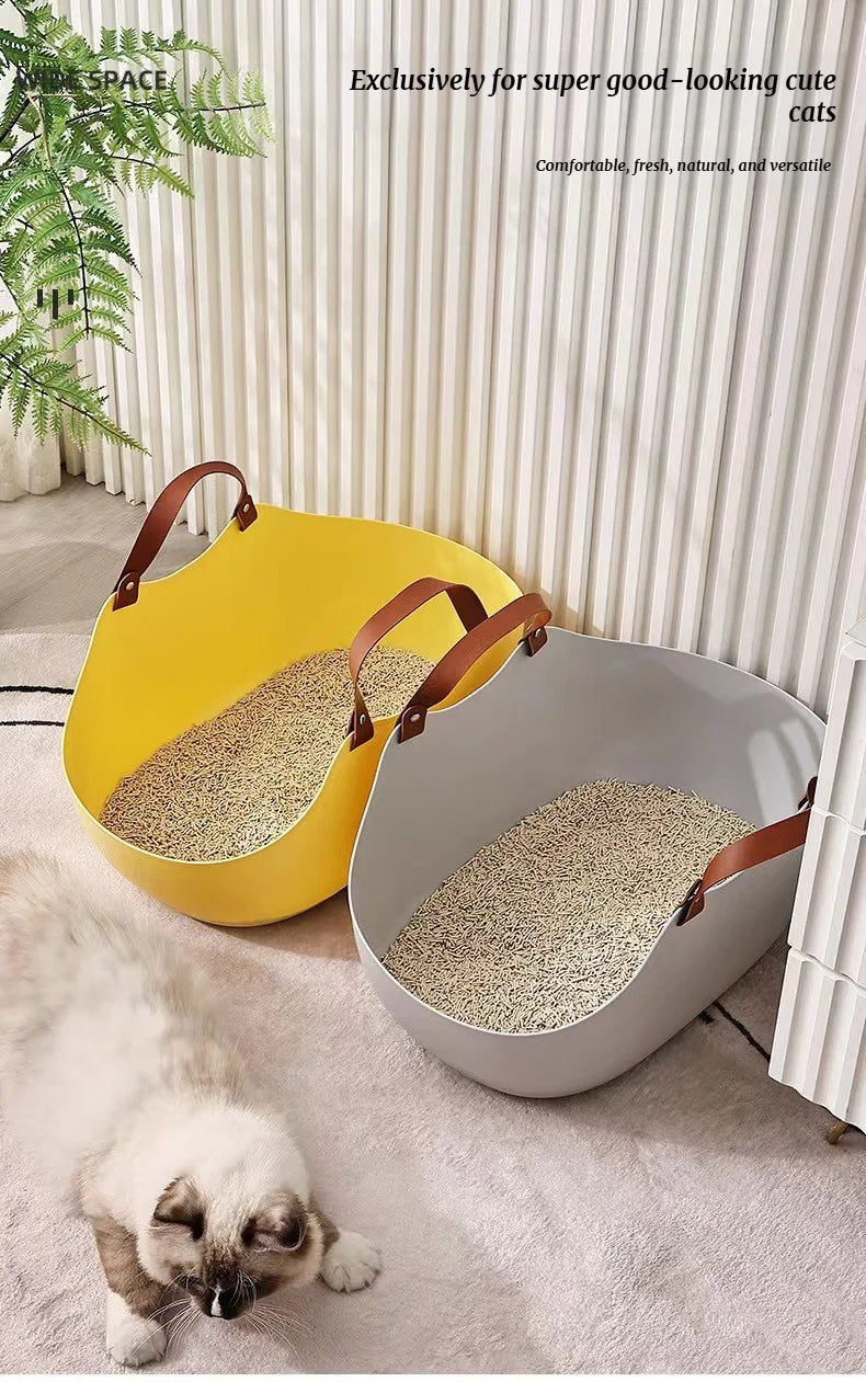 Portable Large Cat Litter Box