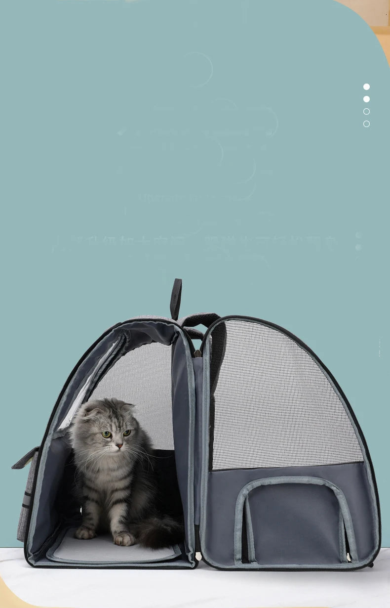 New Oxford Trolley Case Cat Carrier