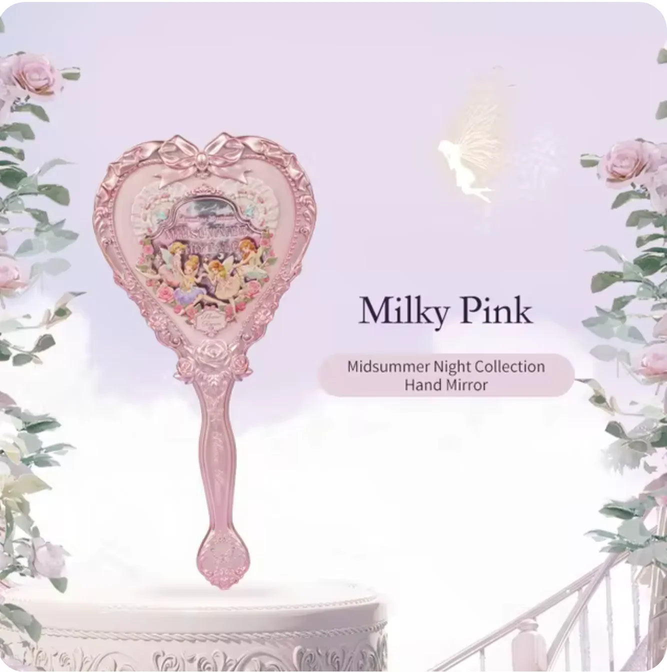 Flower Knows All Series Hand Held Mirror