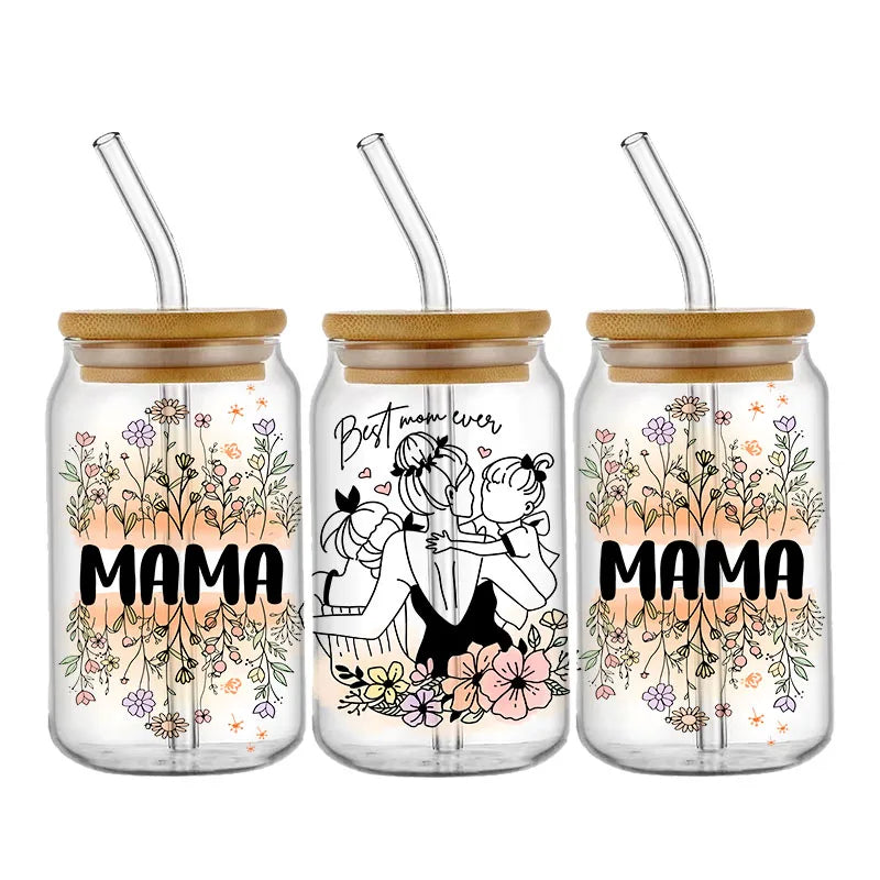 UV DTF Mother's Day Mom Transfer Sticker