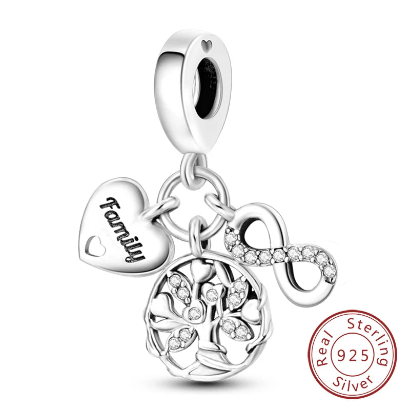 Charm for Bracelet flower and plant theme