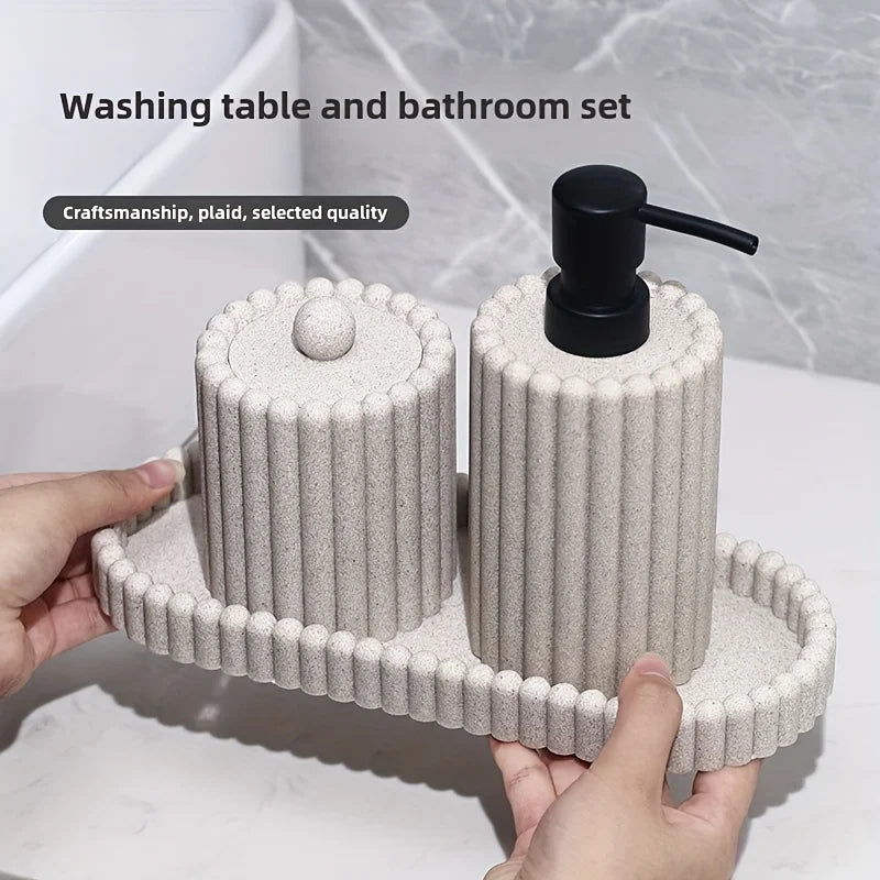 Bathroom resin bottle sets