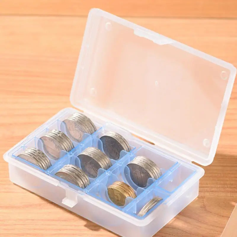 1PC Multifunctional Coin Storage Box