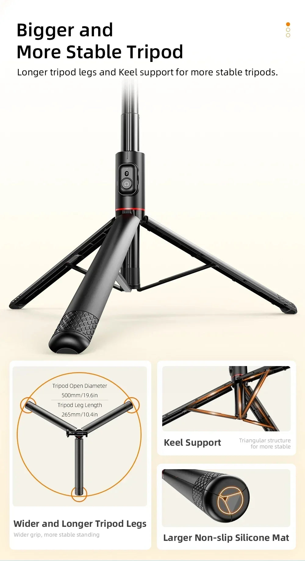 Scalable Bluetooth Selfie Stick