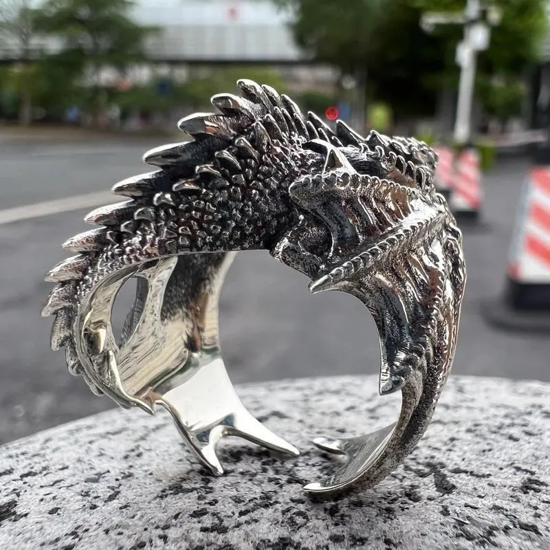 Dragon Rings Gothic Punk Style Pterosaur Wings Open Ring