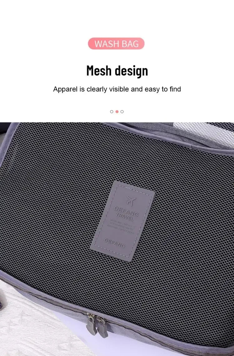 Travel 6-piece storage bag set