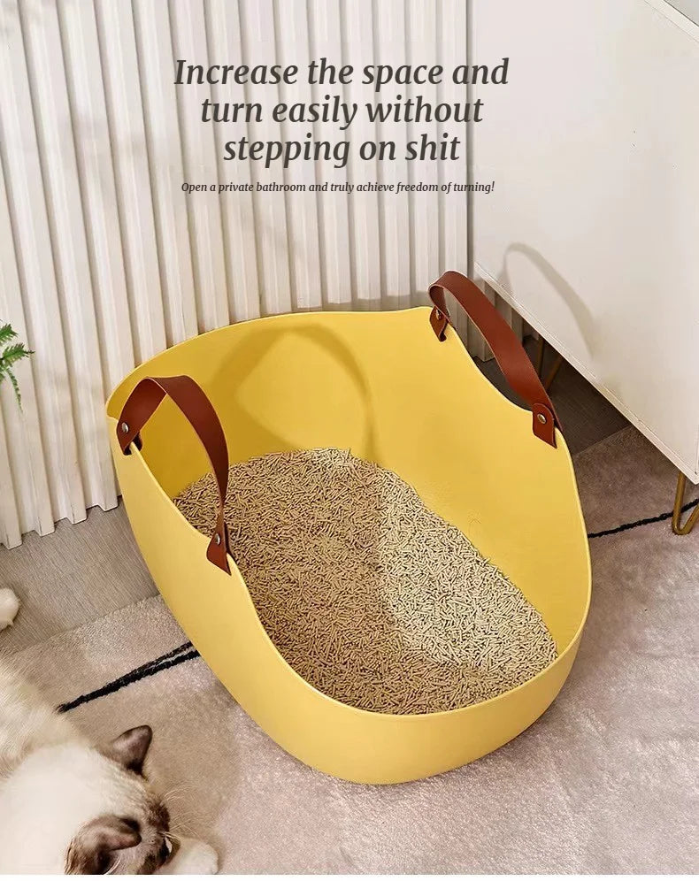 Portable Large Cat Litter Box
