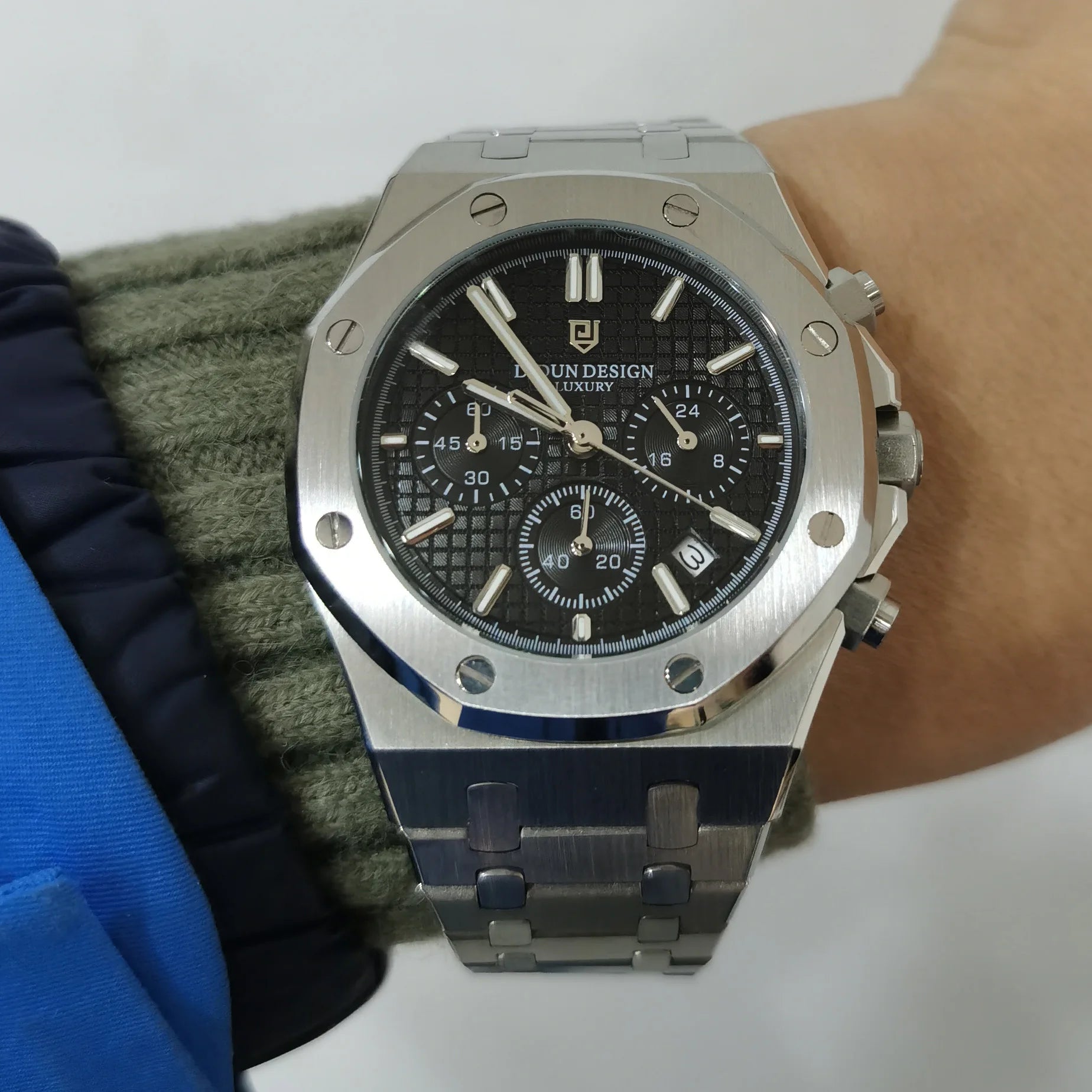 Men Quartz Stainless Steel Watch