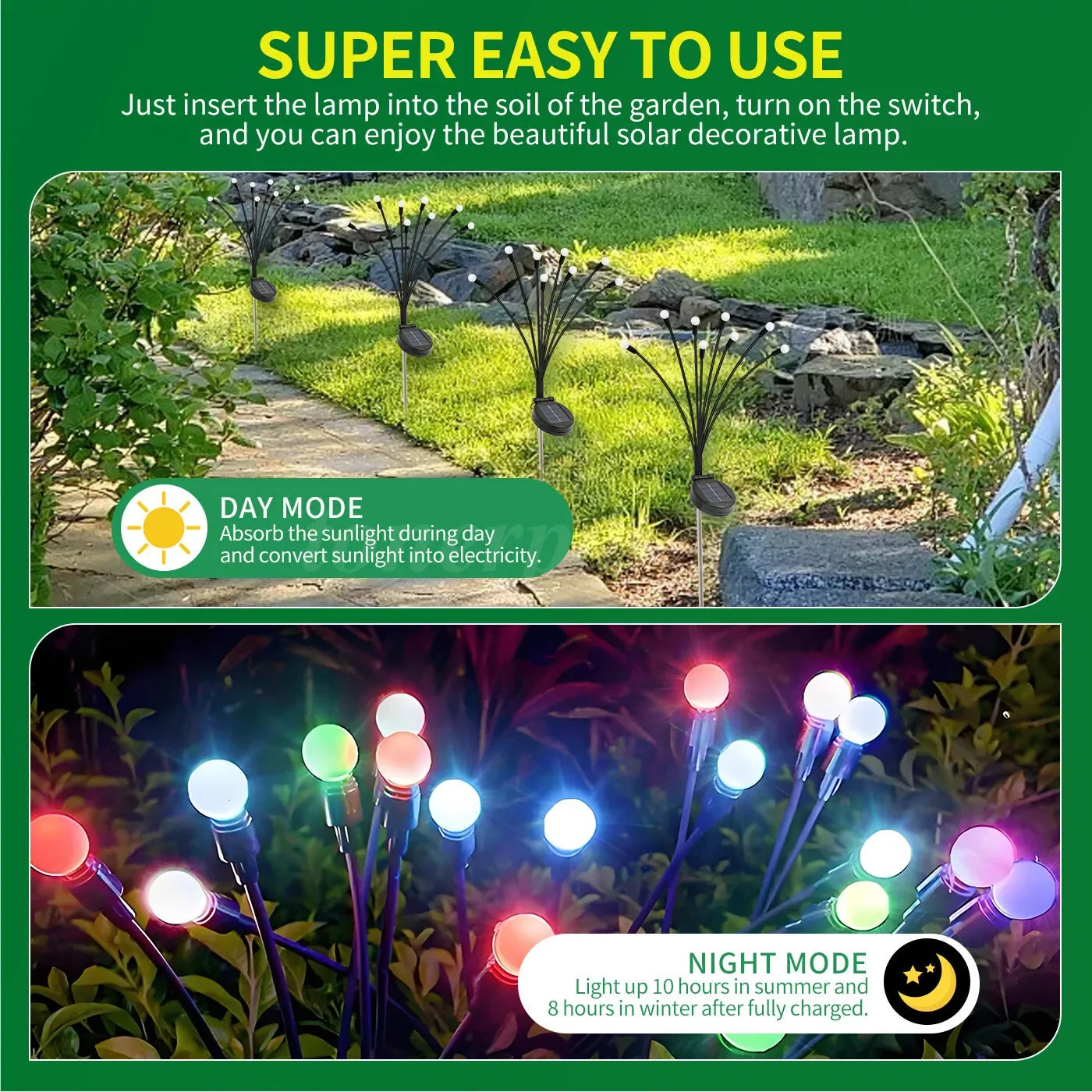 Outdoor LED Solar Firefly Lights
