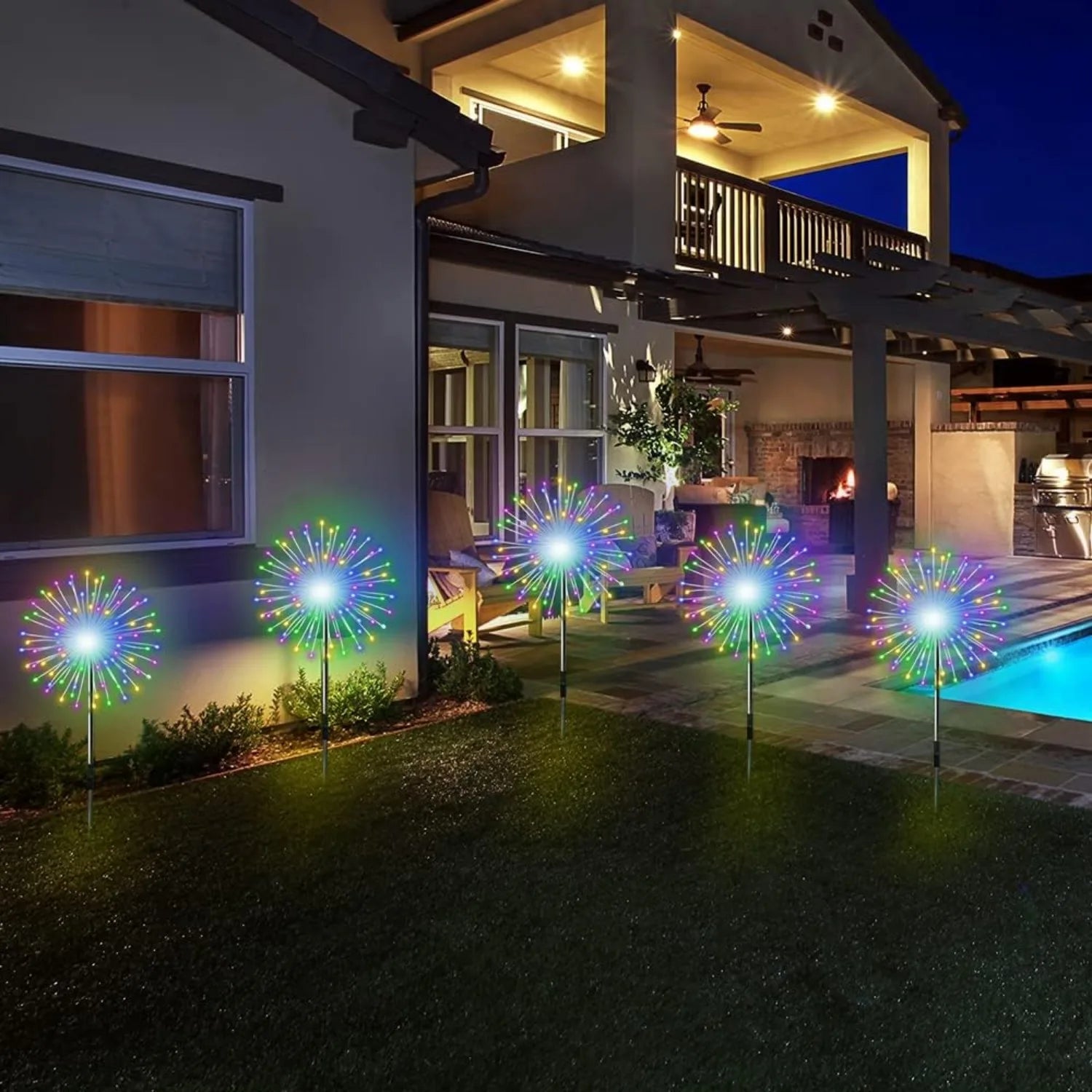 Solar Firework String Lights