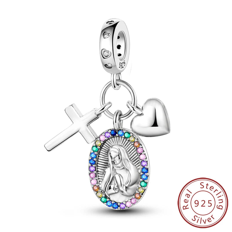 Charm for Bracelet flower and plant theme