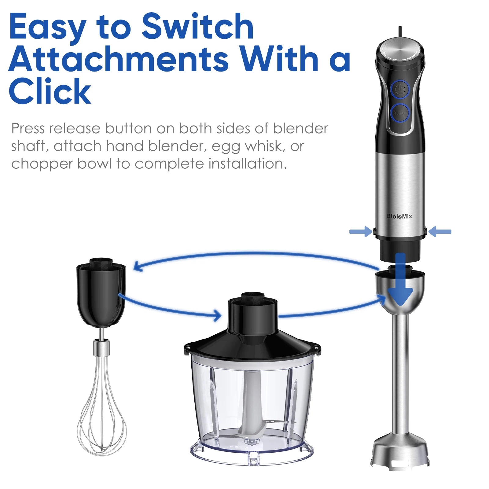 BioloMix 5 in 1 Immersion Hand Blender