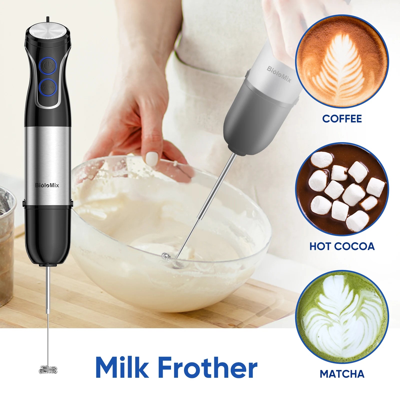 BioloMix 5 in 1 Immersion Hand Blender