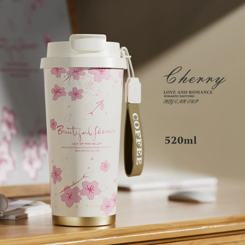 ceramic liner portable thermal insulation cup