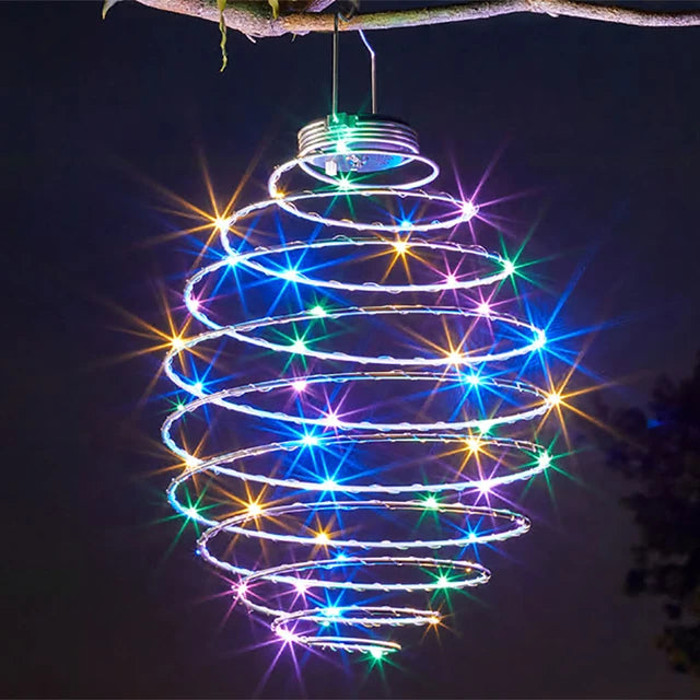 Solar Spiral Lights