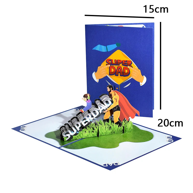 3D Pop-Up Father's Day Greeting Card