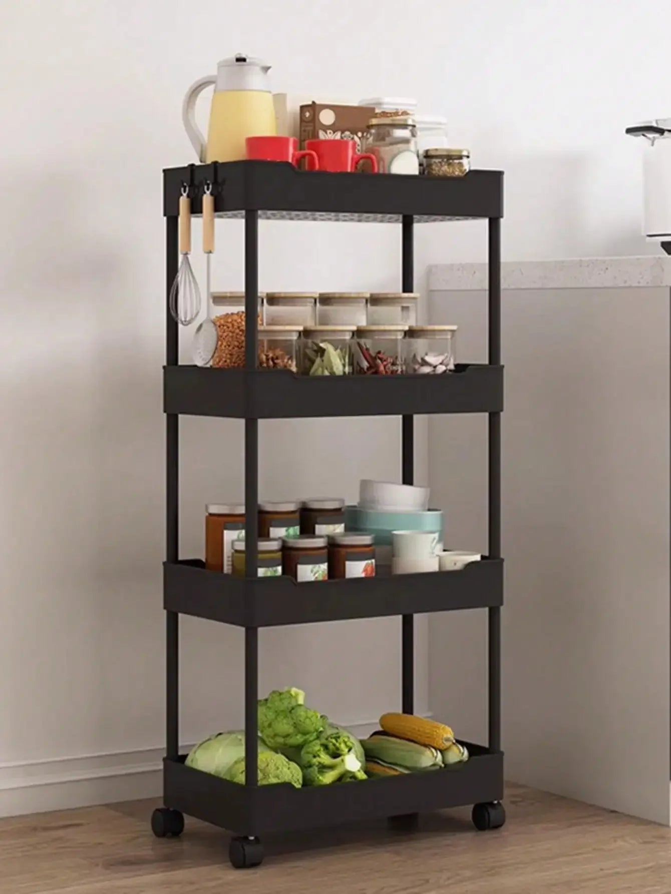 3/4 Tier Movable Gap Storage Rack