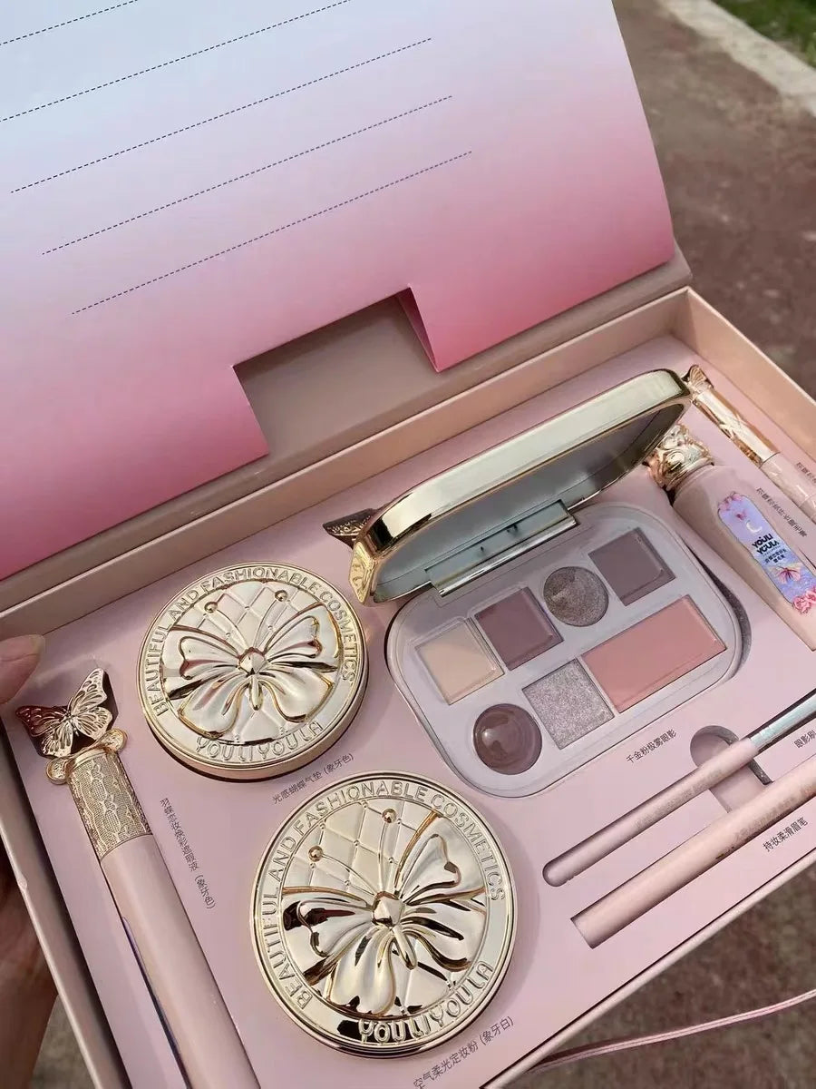 Butterfly 9 Pcs Makeup Gift Box