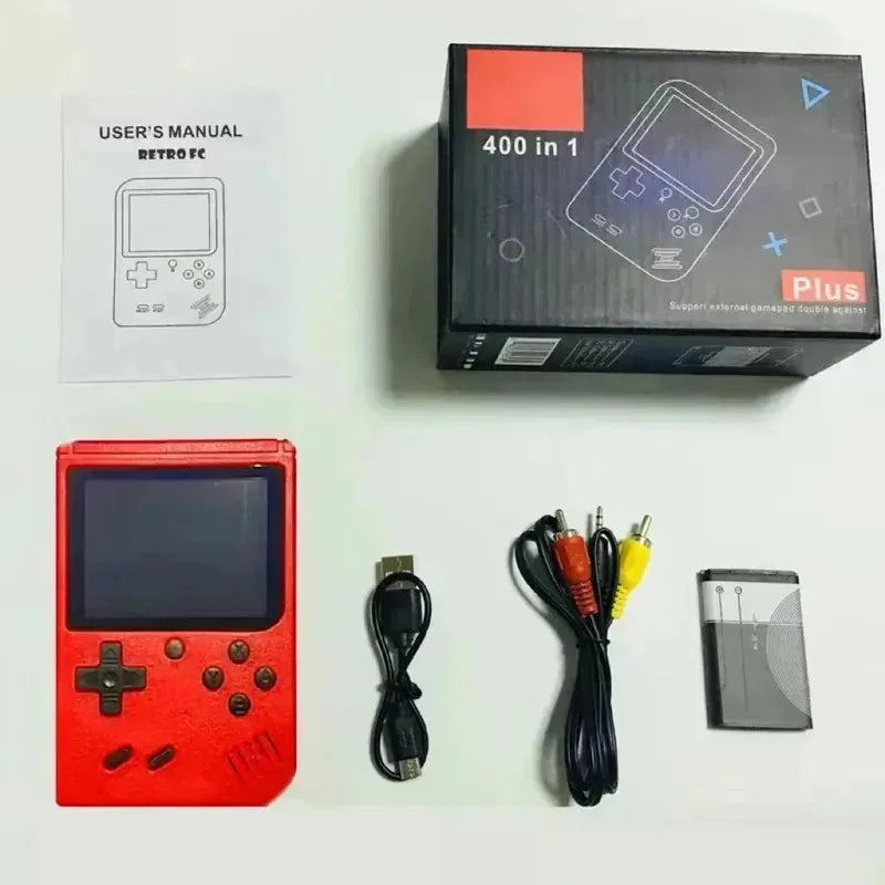 A Red Retro ClassicGame Console With 400 Game