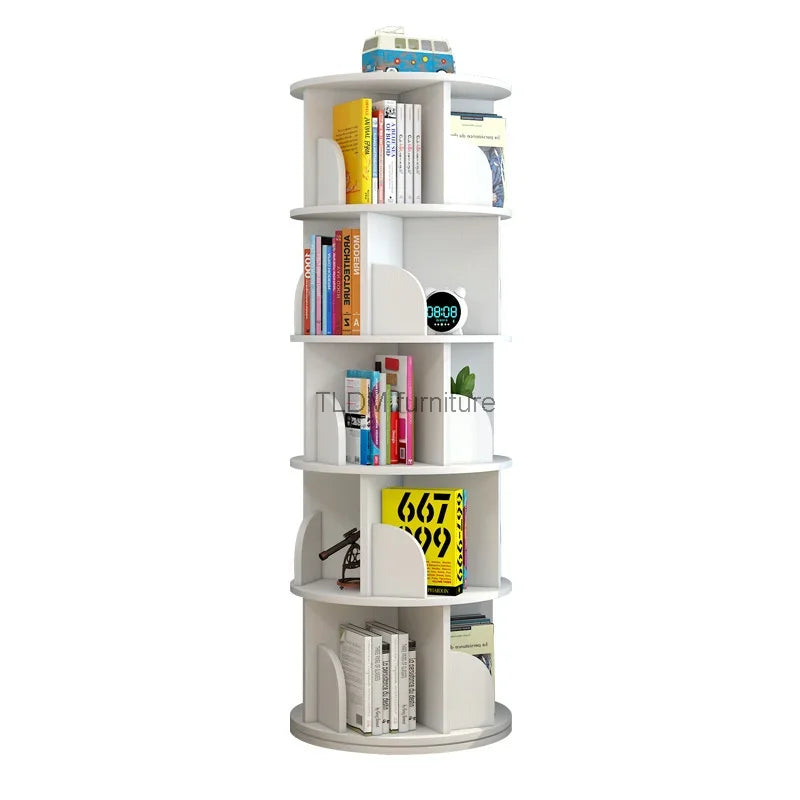 Rotating bookshelf