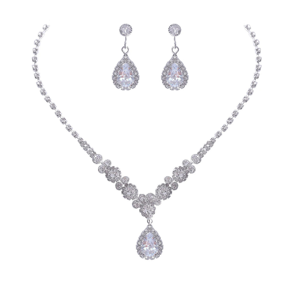 Women's Necklace Earrings Set