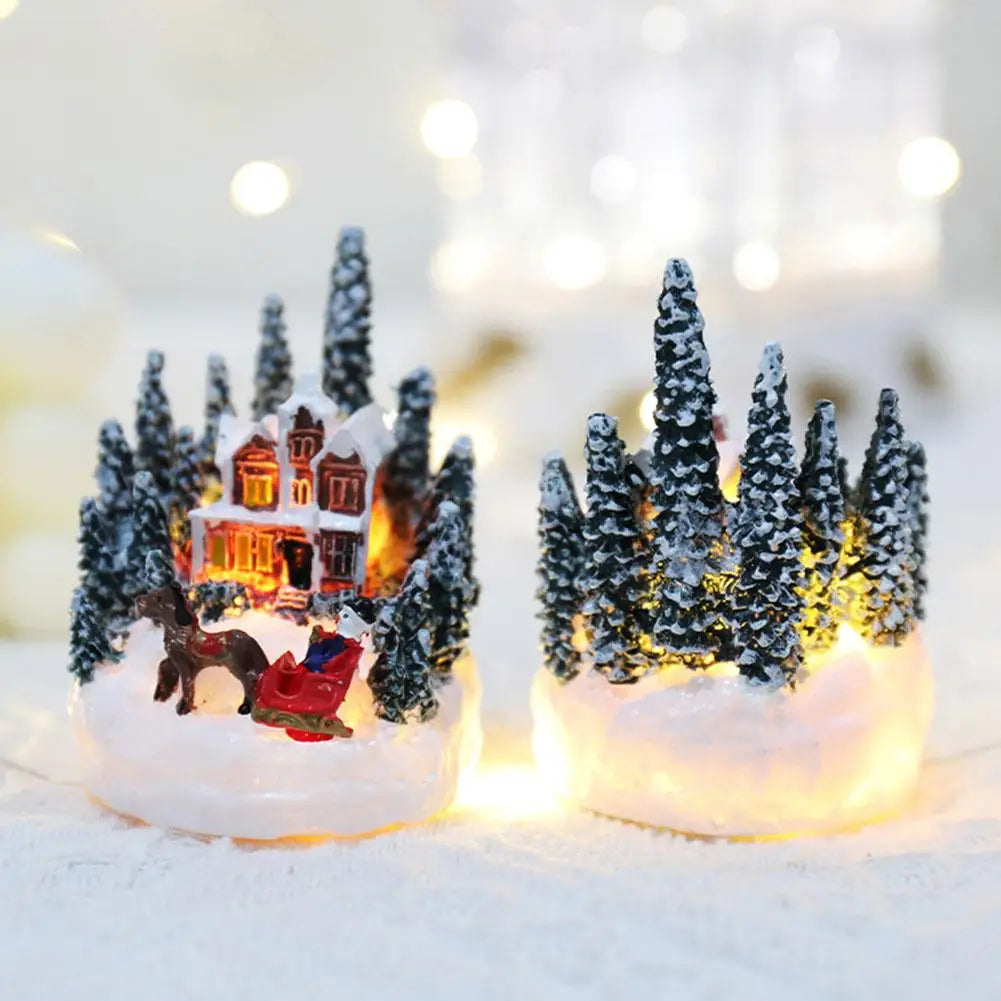 Christmas Decorations LED Night Lights House