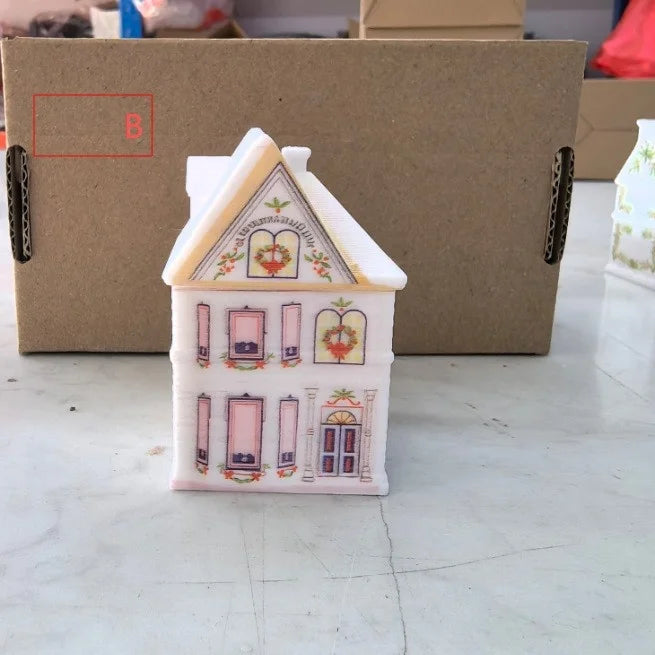 Holiday Village Spice House Set