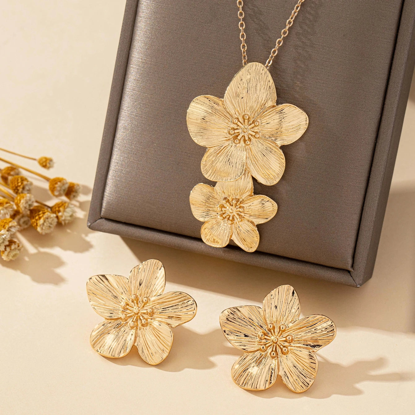 Flower Jewelry Set