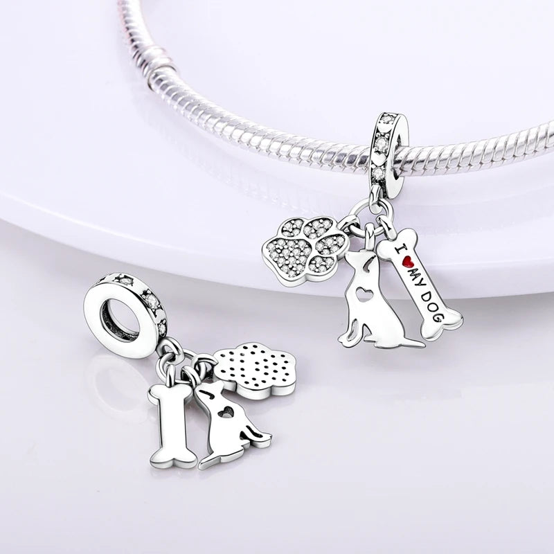 925 Sterling Silver Charms Animal