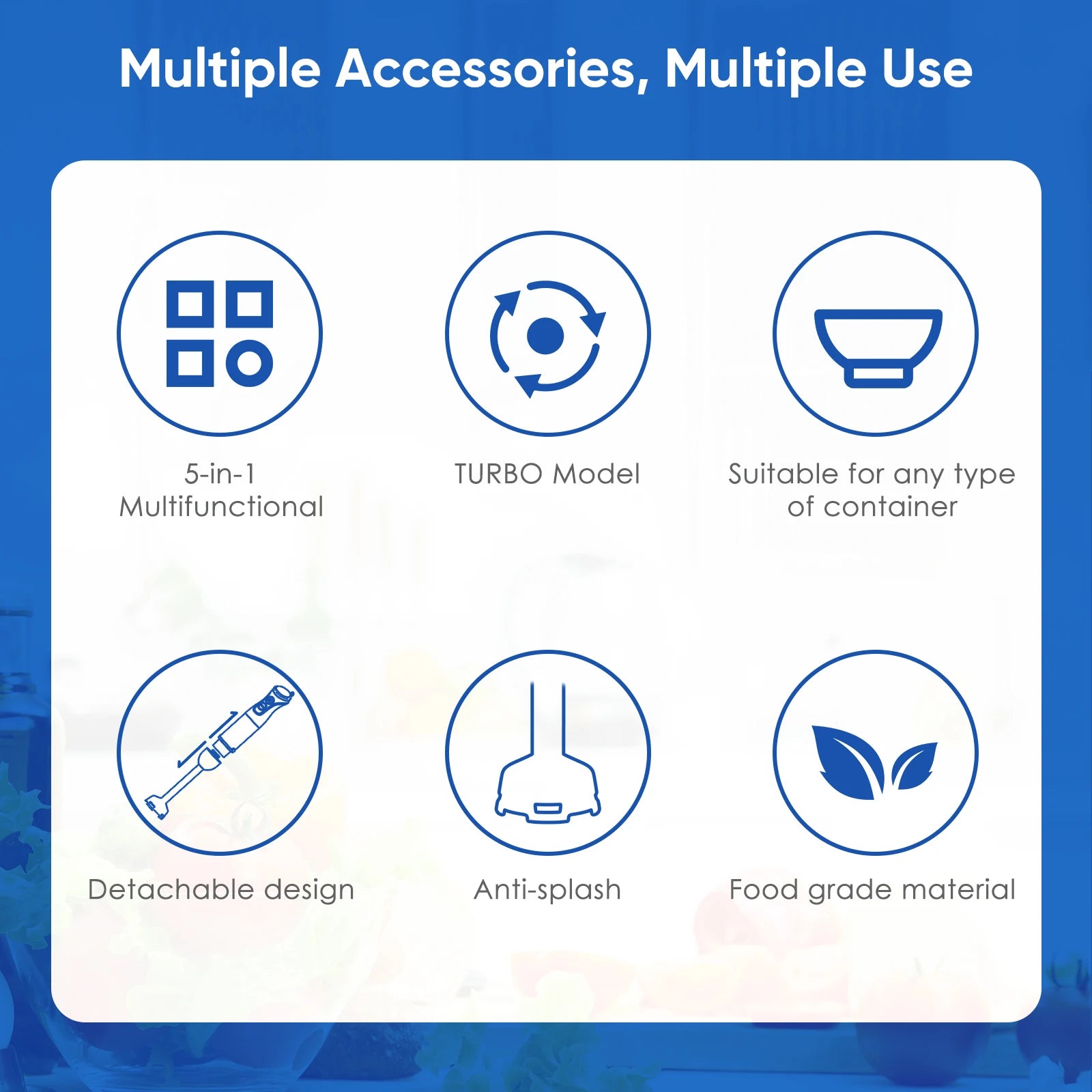 BioloMix 5 in 1 Immersion Hand Blender