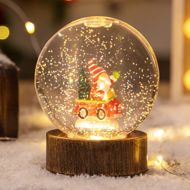 Christmas Illuminated Crystal Balls