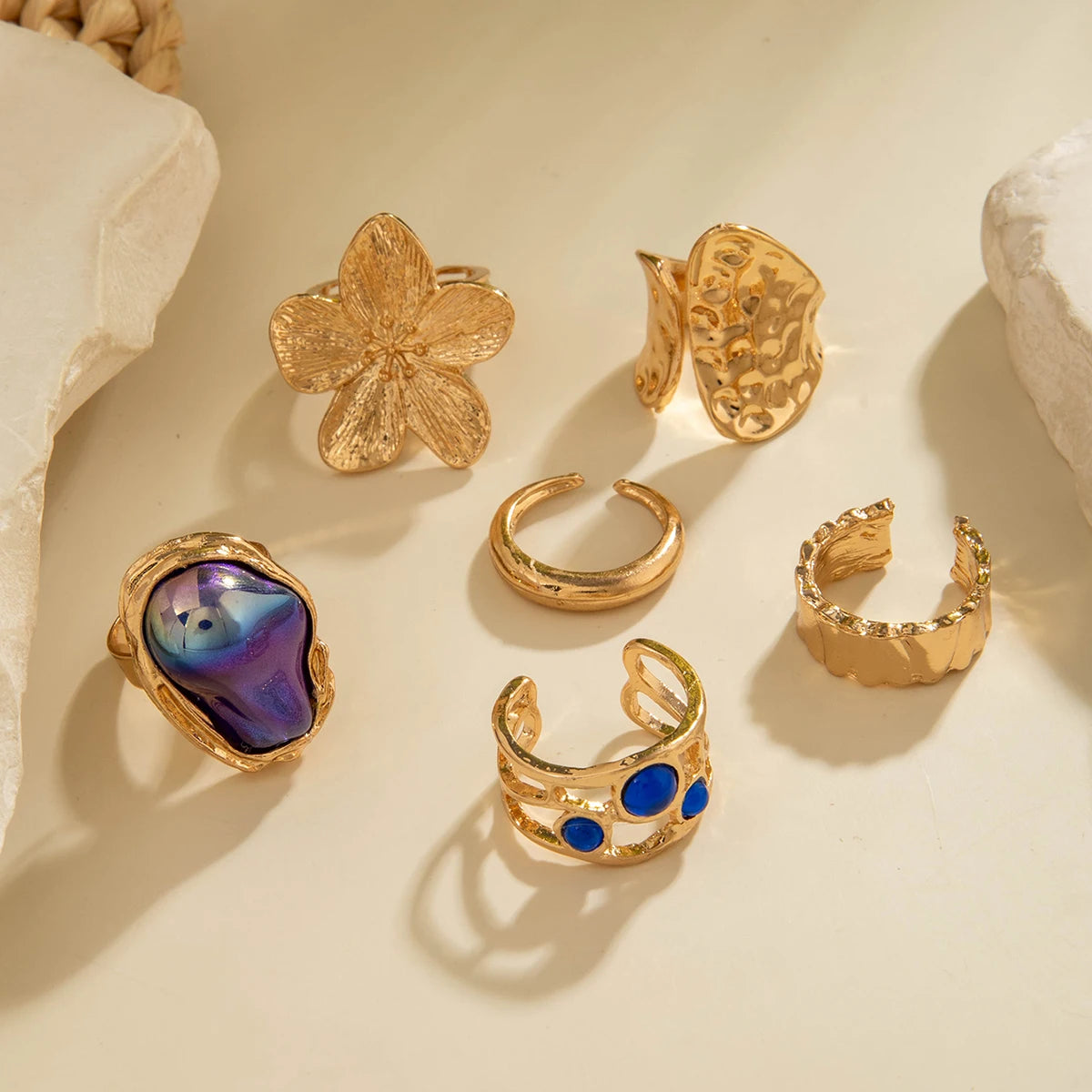 Pearl Open Ring Sets