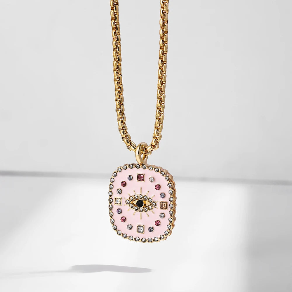 Oval shape pendant Necklace for Women
