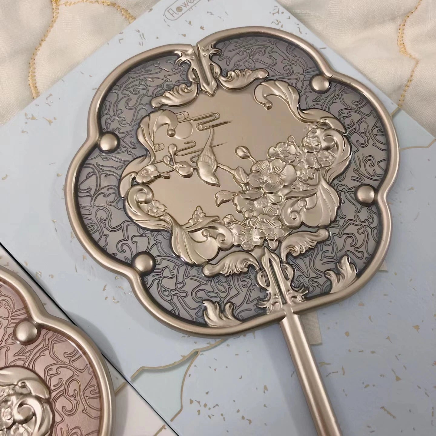 Flower Knows All Series Hand Held Mirror