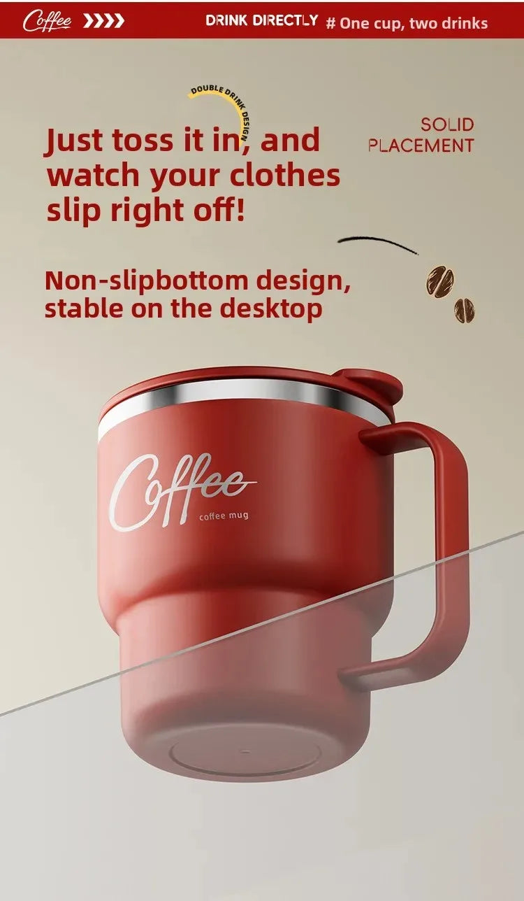 WORTHBUY 304 Stainless Steel Double Wall Insulated Coffee Cup