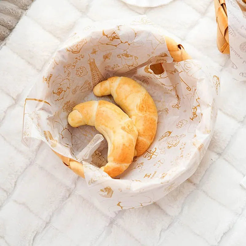 100 Sheets Oil-Proof Wax Paper