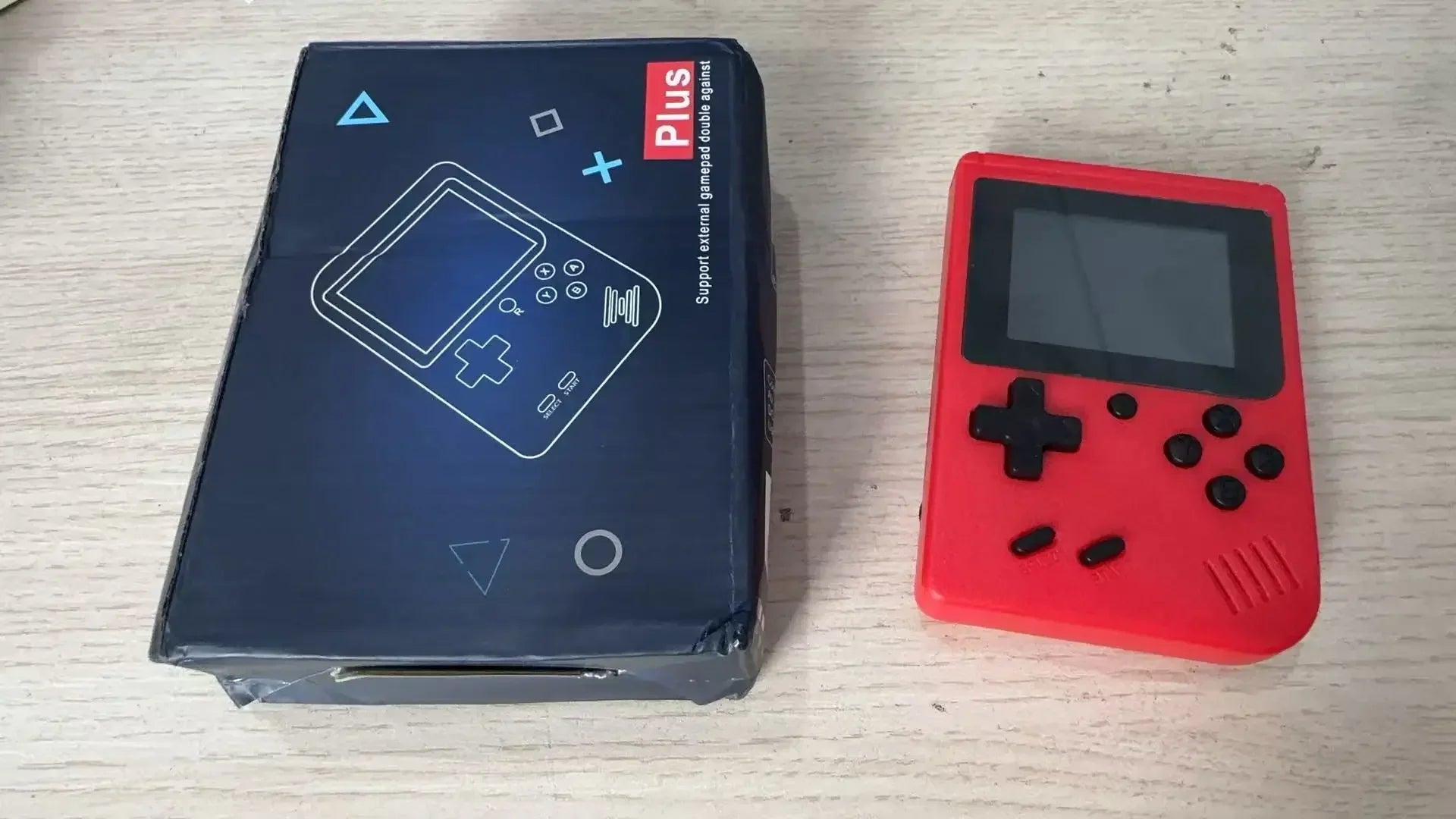 A Red Retro ClassicGame Console With 400 Game