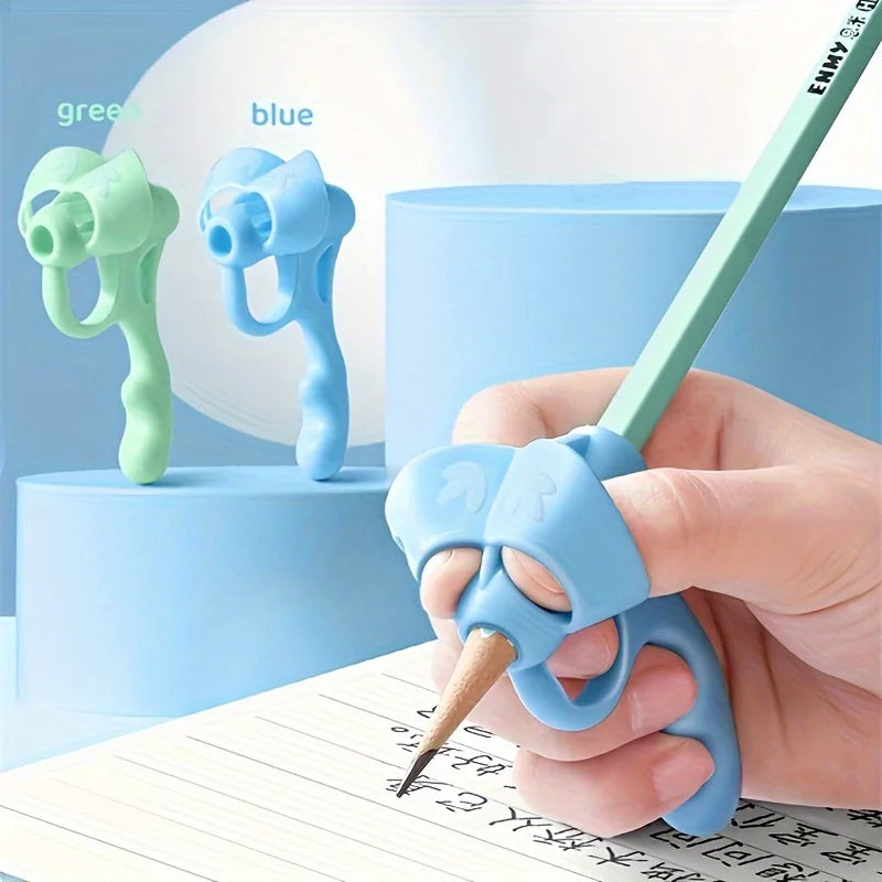 Elephant shaped pencil gripper 4pcs