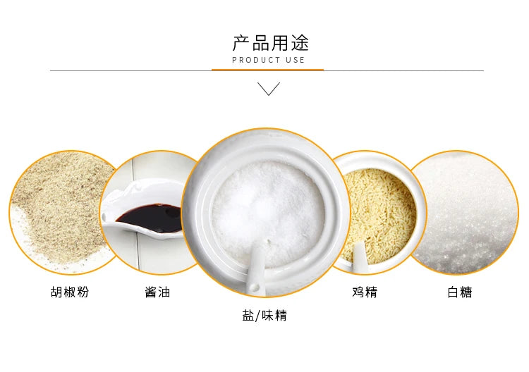 Ceramic Seasoning Jars with Wooden Lid