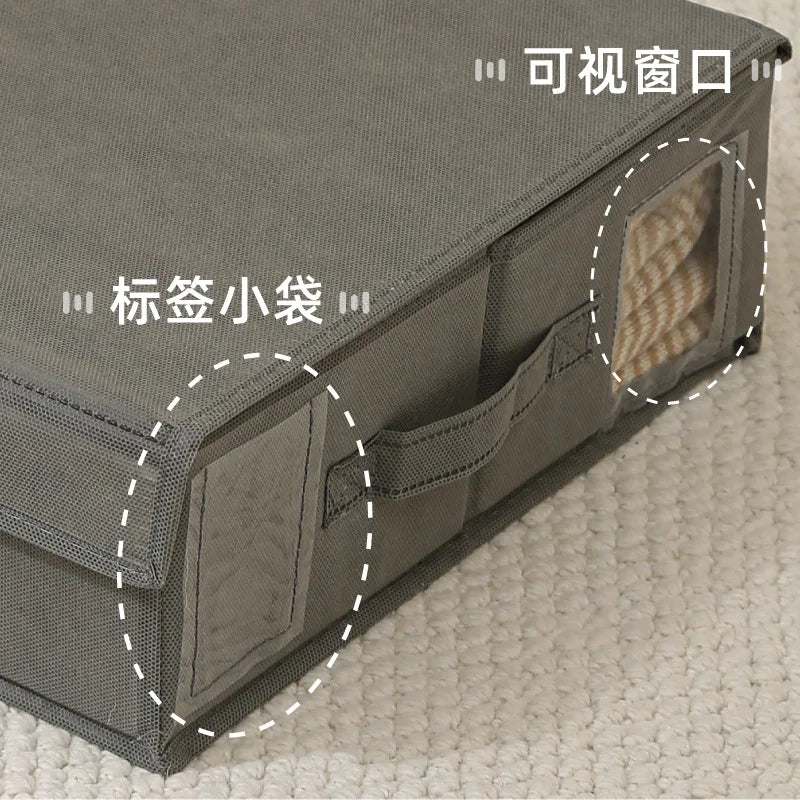 Foldable Bedding Storage Box with Lid
