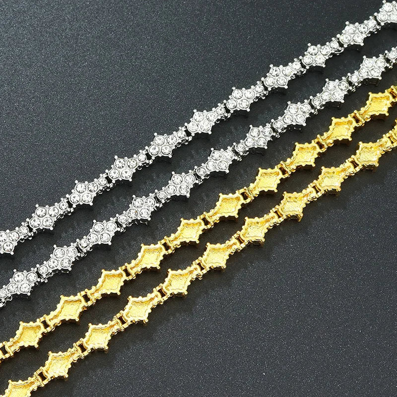 Star Cubic Zirconia Bracelet for Men