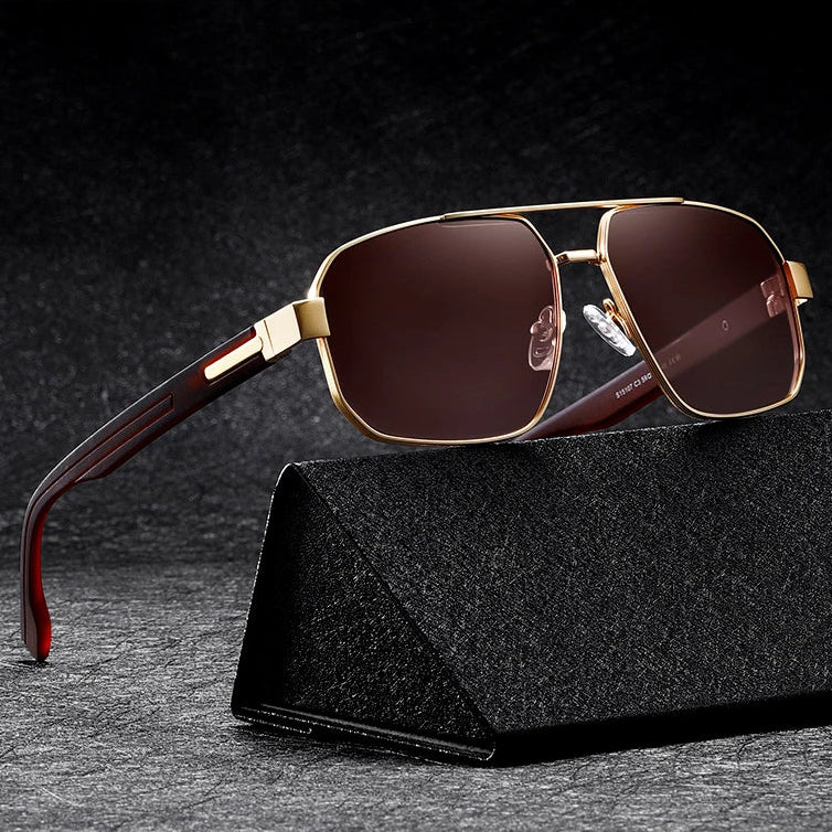 Metal Polarized Sunglasses UV400