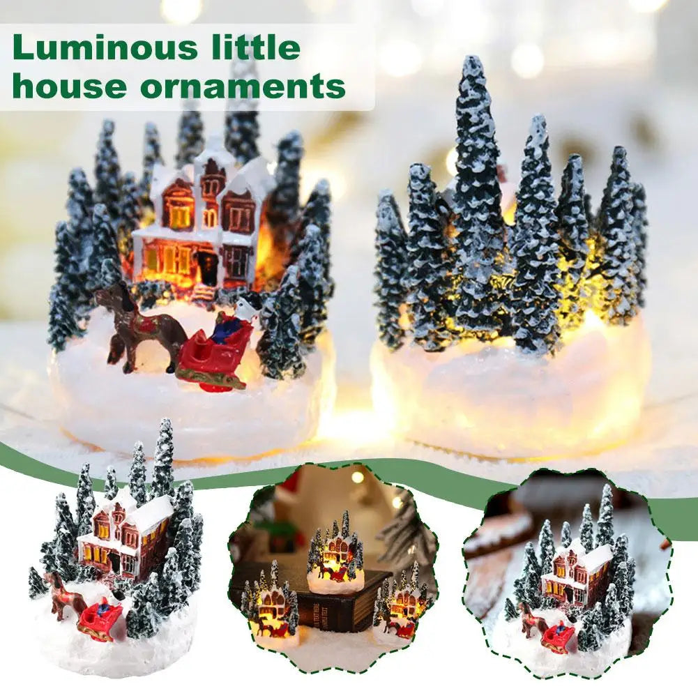 Christmas Decorations LED Night Lights House