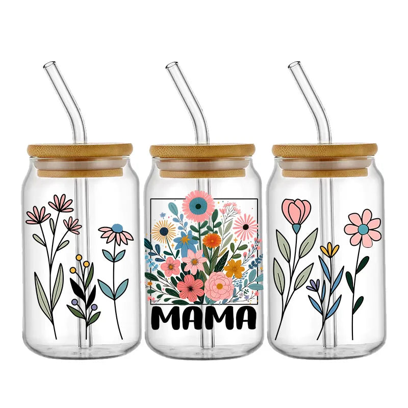UV DTF Mother's Day Mom Transfer Sticker