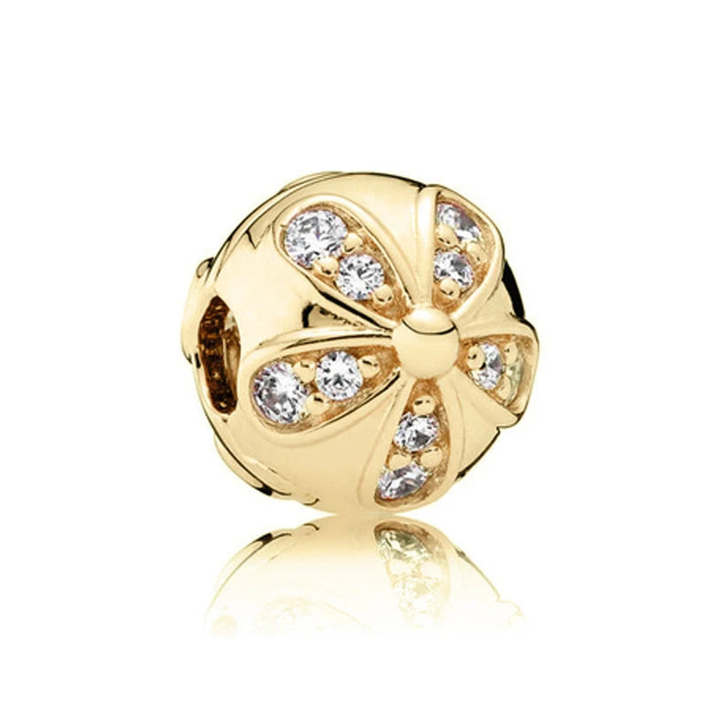 Gilded series 925 silver bracelet charm